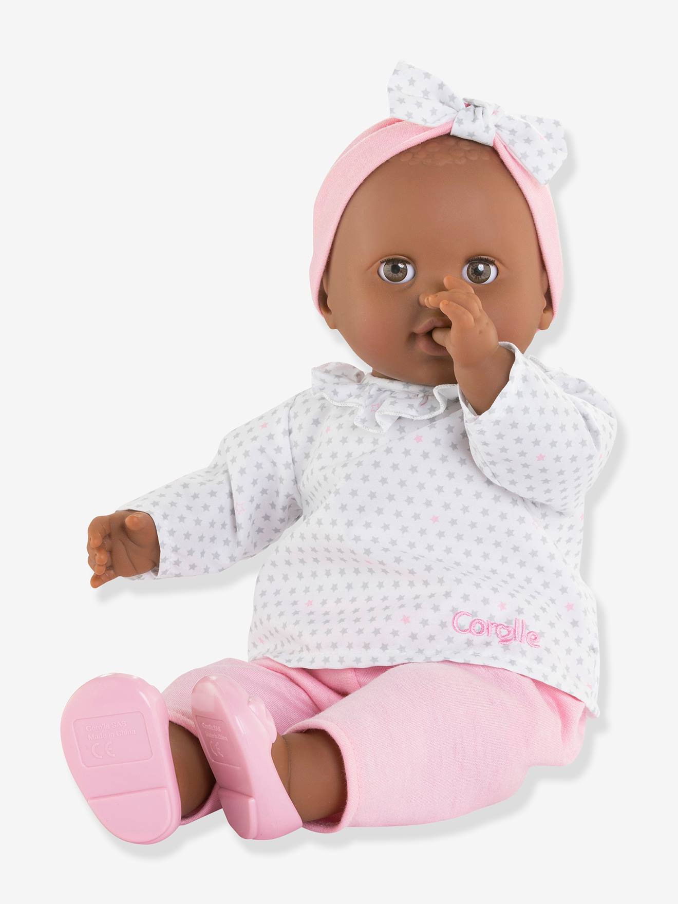 Boneca grande Lucie - COROLLE rosa