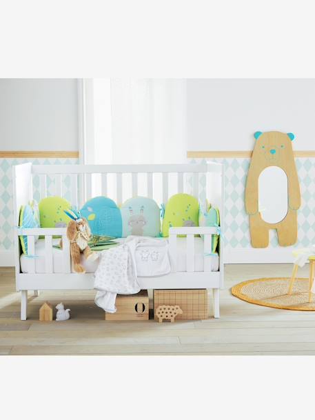 Capa de edredon, tema Sonhos suaves Branco / verde 