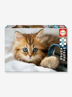 Brinquedos-Puzzle com 200 peças, Gatinho - EDUCA