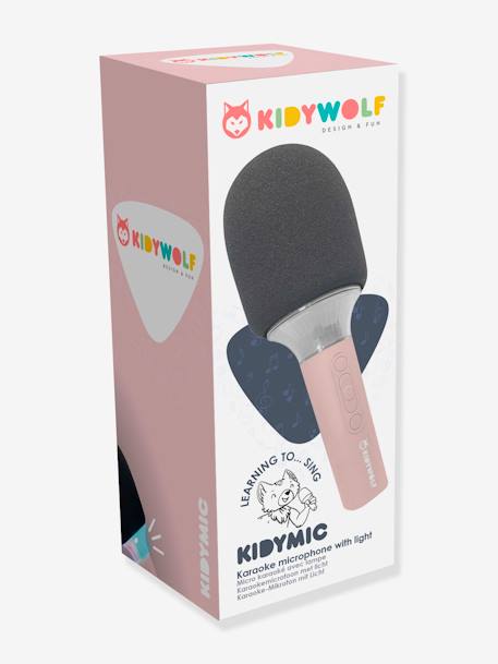 Microfone karaoke Kidymic - KIDYWOLF azul+rosa 