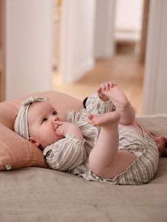 Bebé 0-36 meses-Conjuntos-Conjunto vestido + calções + fita de cabelo, para recém-nascido