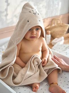 Têxtil-lar e Decoração-Roupa de banho-Toalhas de banho -Capa de banho essentiels, com algodão reciclado, para bebé