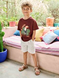 Calções e Bermudas para todos-Menino 2-14 anos-Bermudas algodão/linho, para menino