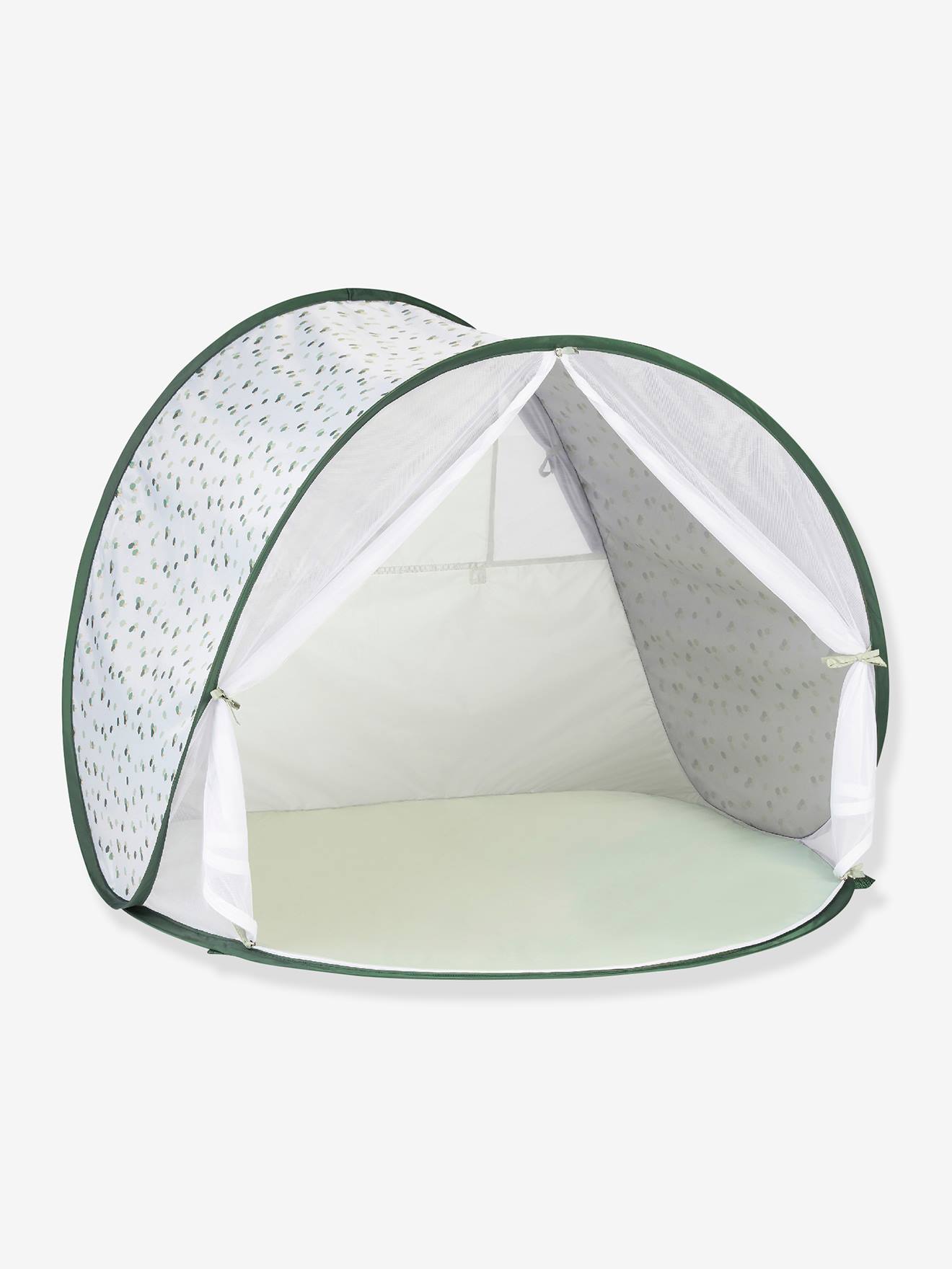 Tenda anti-UV50+ com mosquiteiro da Babymoov verde