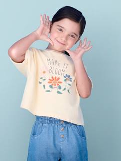 Menina 2-14 anos-T-shirts-T-shirt em turco, para menina