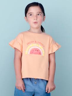 Menina 2-14 anos-T-shirts-T-shirt com motivo com lantejoulas, para menina