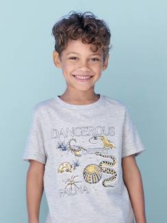 Menino 2-14 anos-T-shirts, polos-T-shirts-T-shirt com animais, para menino