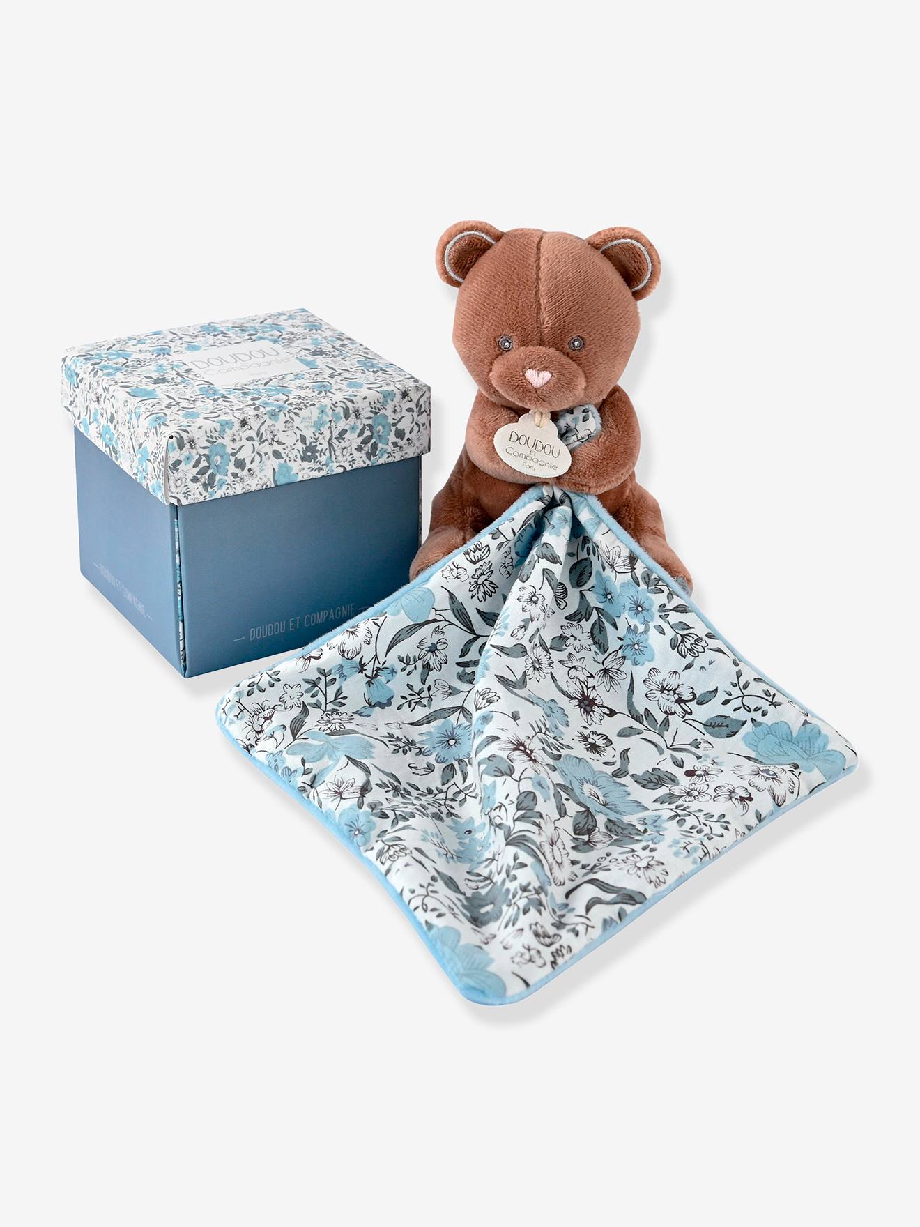 Boneco-doudou 12 cm, boh'aim - DOUDOU ET COMPAGNIE azul