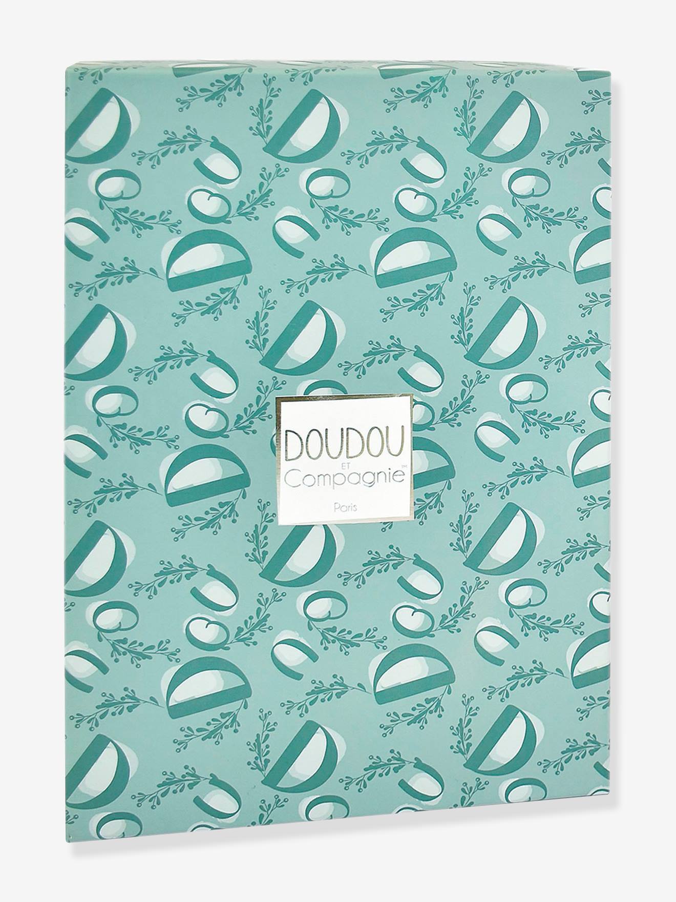 Boneco-doudou coelho - DOUDOU ET COMPAGNIE verde-salva