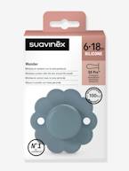 Chupeta reversível SX Pro Wonder, 6-18 meses, da SUAVINEX azul-rei+caqui+violeta 