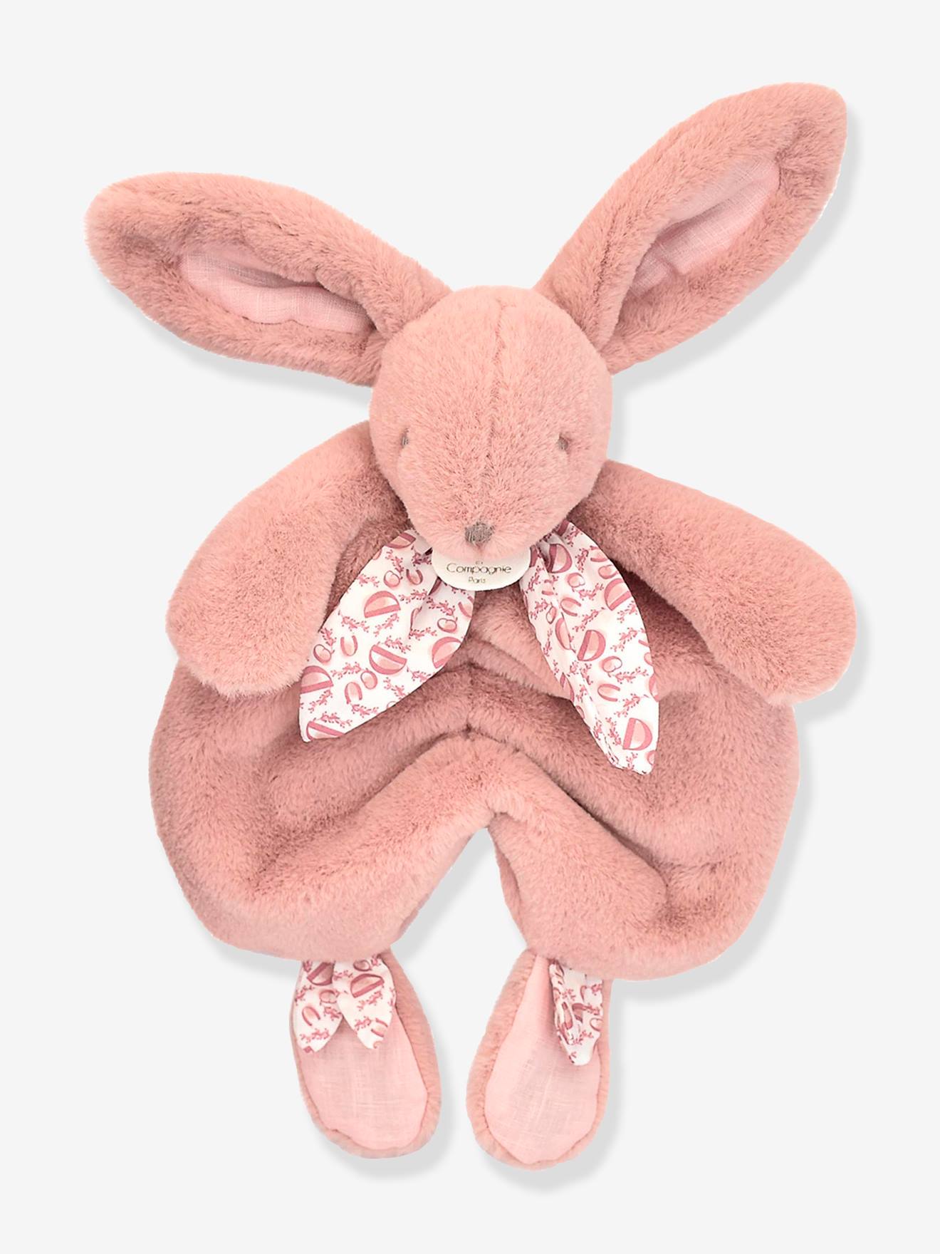 Boneco-doudou coelho - DOUDOU ET COMPAGNIE rosa