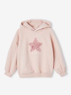 Menina 2-14 anos-Camisolas, casacos de malha, sweats-Sweatshirts -Sweat com capuz, motivo fantasia, para menina