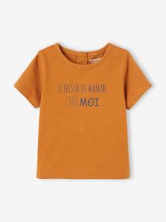 T-shirts-Bebé 0-36 meses-T-shirt com mensagem, mangas curtas, para bebé