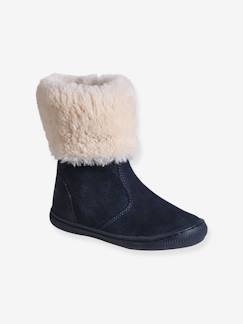 Calçado-Calçado menina (23-38)-Botas de cano subido, em imitação pelinho, para menina