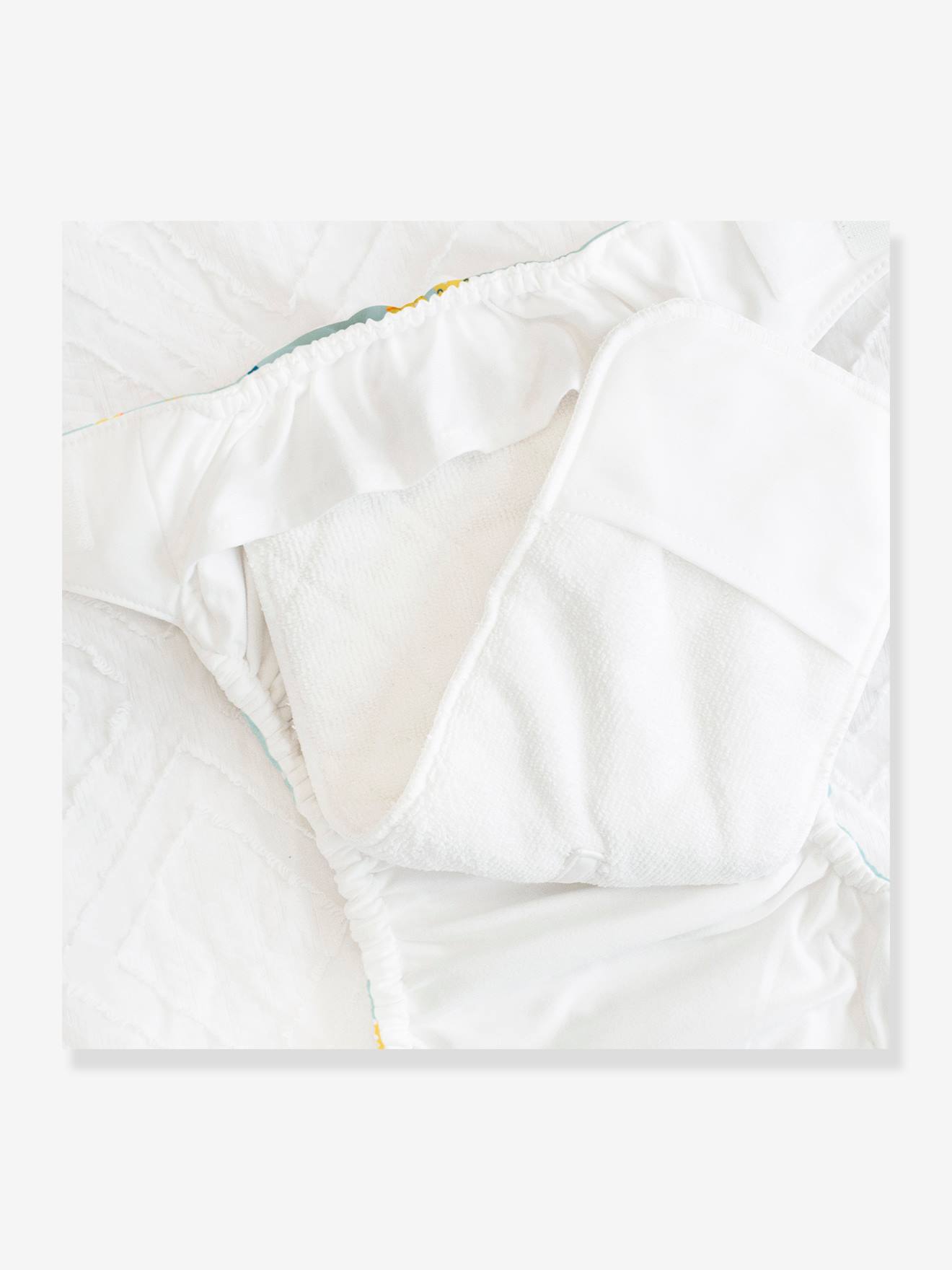 Miosolo fralda reutilizável tudo-em-um azul