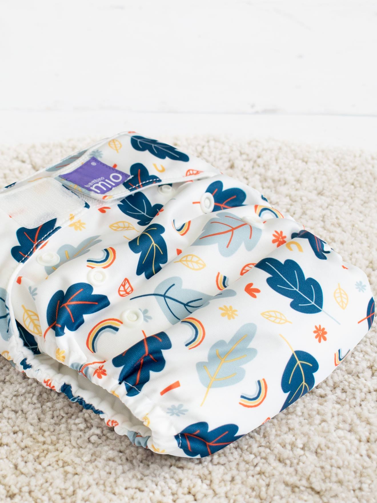 Miosolo fralda reutilizável tudo-em-um verde