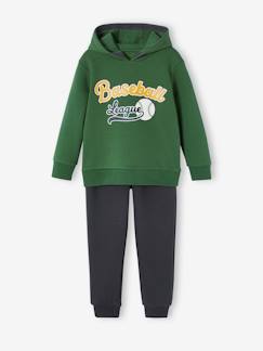 Menino 2-14 anos-Conjunto de desporto, sweat com capuz e calças, para menino