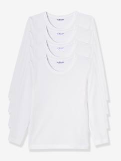 Menino 2-14 anos-Lote de 4 camisolas de mangas compridas