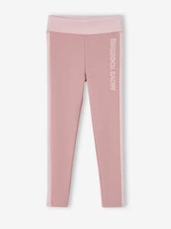 Menina 2-14 anos-Roupa de desporto-Leggings de desporto com barra dos lados, para menina