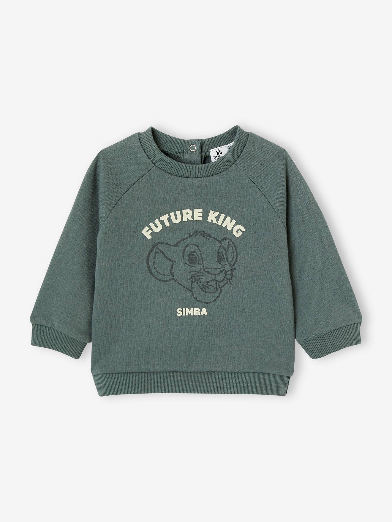 Conjunto O Rei Leão da Disney®, sweat + calças, para bebé verde