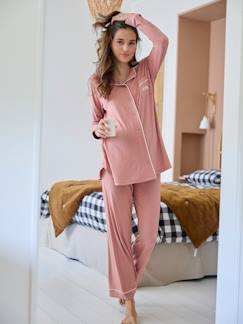 Roupa grávida-Amamentação-Pijama liso, para grávida