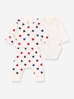 Bebé 0-36 meses-Conjunto de 3 peças, para bebé, da Petit Bateau