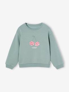 Menina 2-14 anos-Camisolas, casacos de malha, sweats-Sweatshirts -Sweat Basics com motivo, para menina