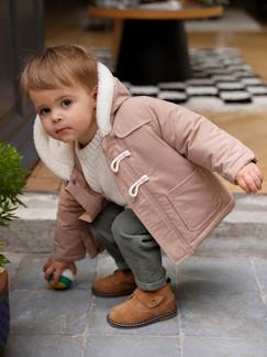 Bebé 0-36 meses-Blusões, ninhos-Blusões-Parka com capuz, estilo canadiana, para bebé