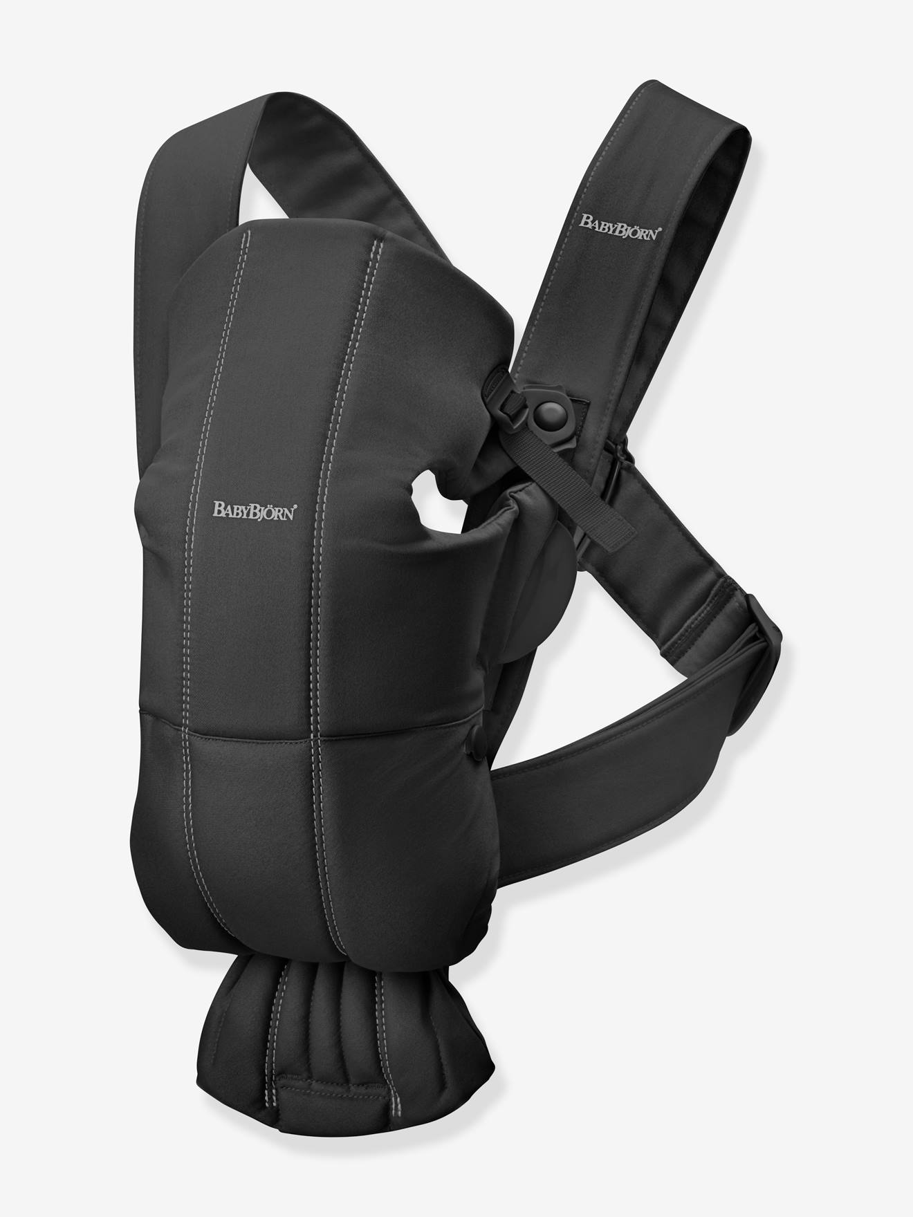 Porta-bebé Mini tecido BabyBjörn  preto