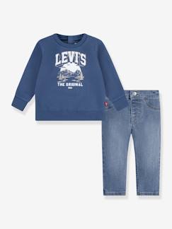 Conjunto sweat + jeans, LVB Mountain Crew & pant da LEVI'S, para bebé