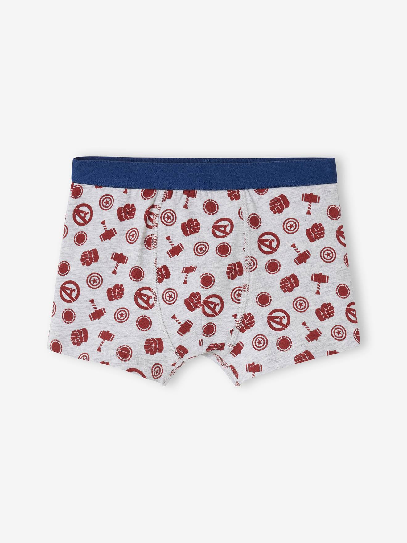 Lote de 3 boxers Os Vingadores da Marvel®, para criança lote vermelho