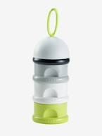 Caixa doseadora de leite, BEABA Azul medio liso+Rosa claro liso+Verde claro bicolor/multicolor 