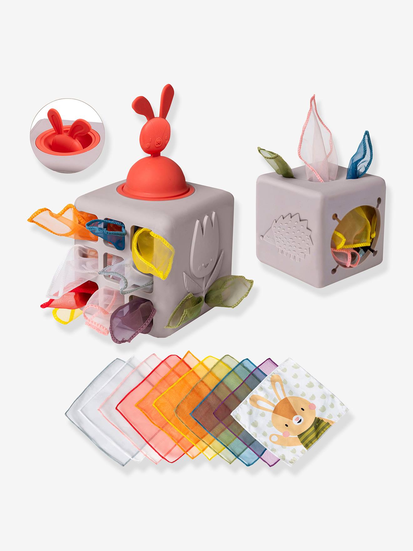 Caixa com lenços - TAF TOYS multicolor