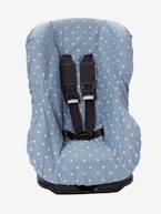 Capa elástica para cadeira-auto 0+/1 Denim estrelas+Riscas 