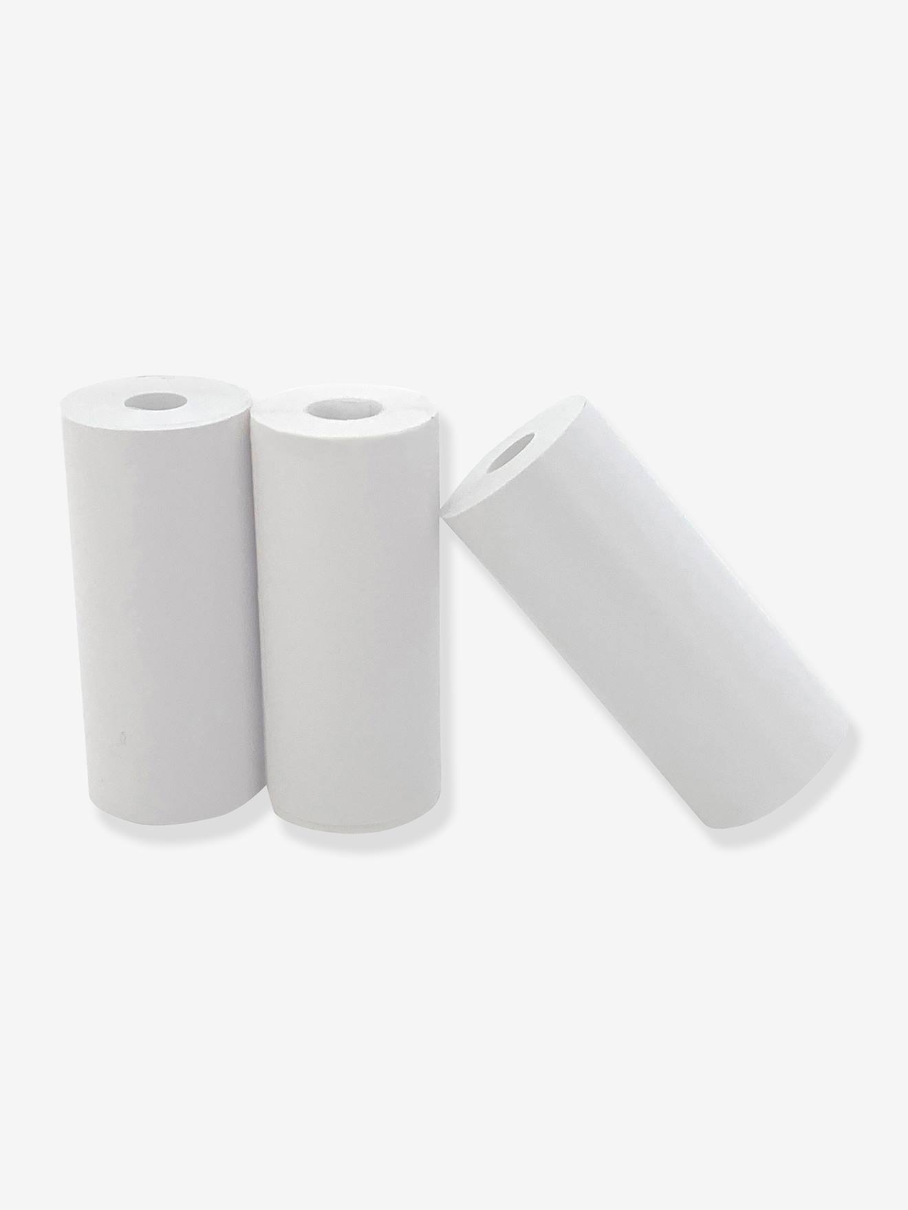 Pack de 3 rolos de papel térmico autocolante preto & branco, da HOPPSTAR preto