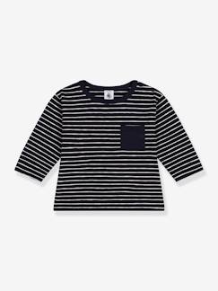 Bebé 0-36 meses-Camisola de mangas compridas, em jersey fino, para bebé, da Petit Bateau