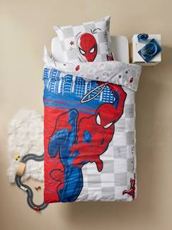 Têxtil-lar e Decoração-Conjunto de cama estampado, 100% algodão, Homem-Aranha