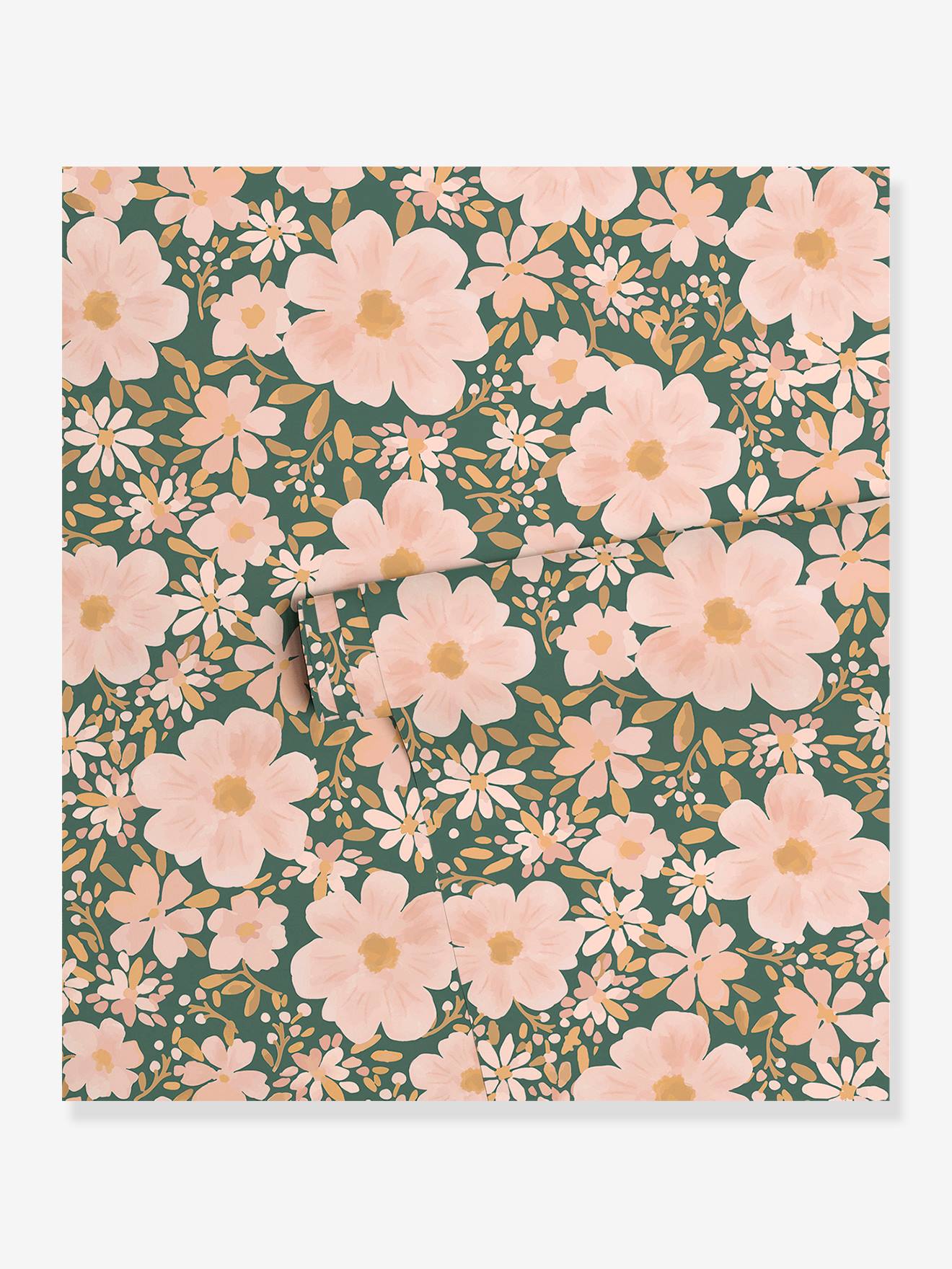 Papel de parede As Flores, da LILIPINSO rosa