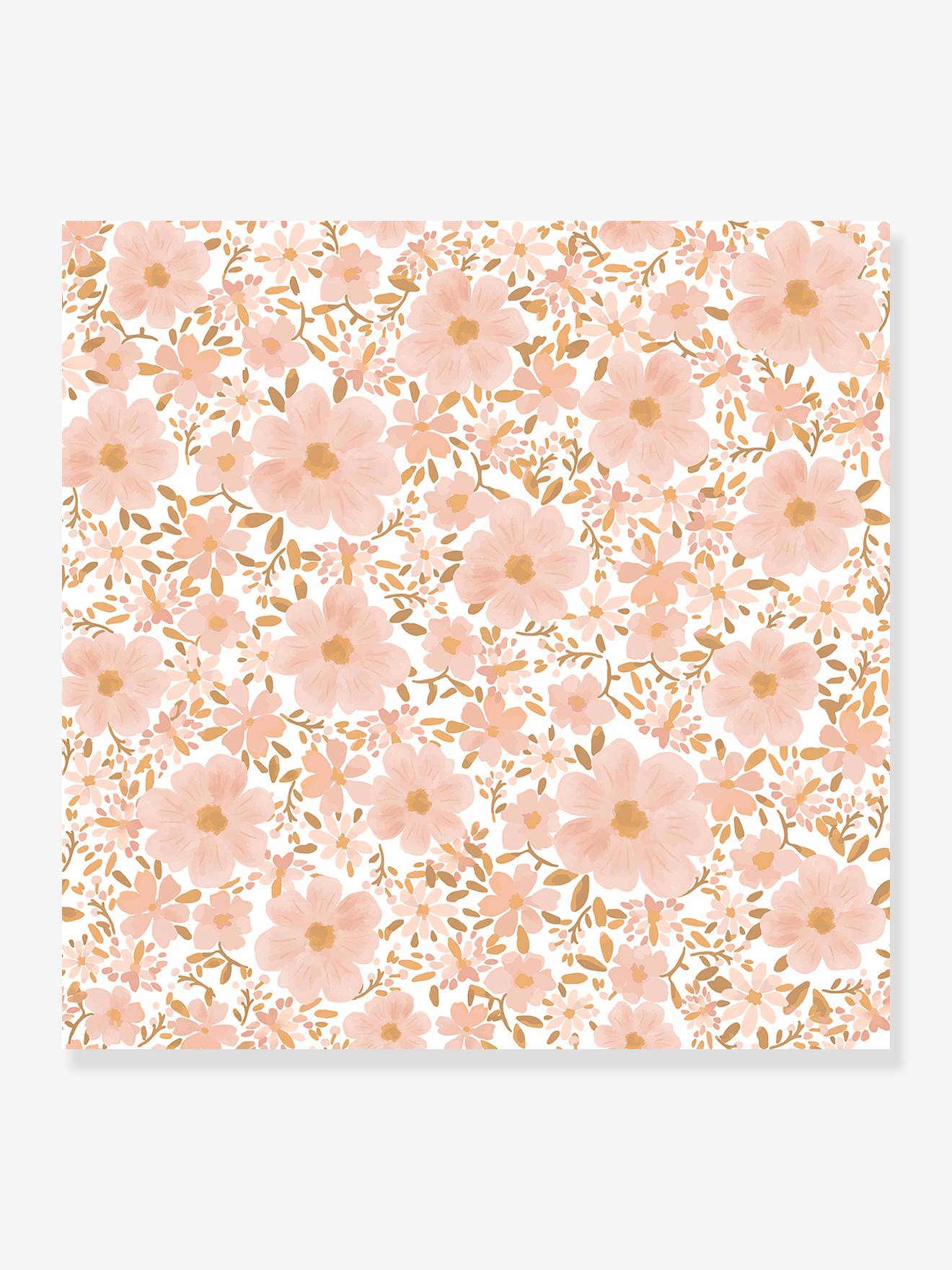 Papel de parede As Flores, da LILIPINSO rosa