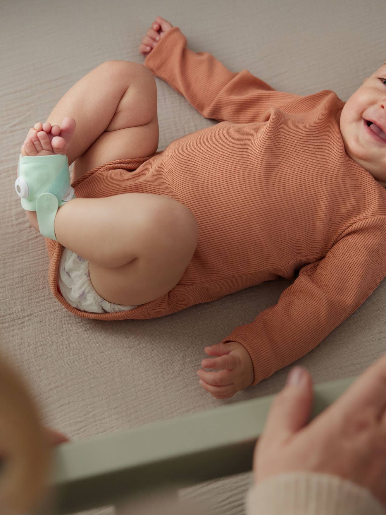 Conjunto Dream Sock + Cam2, OWLET verde-menta