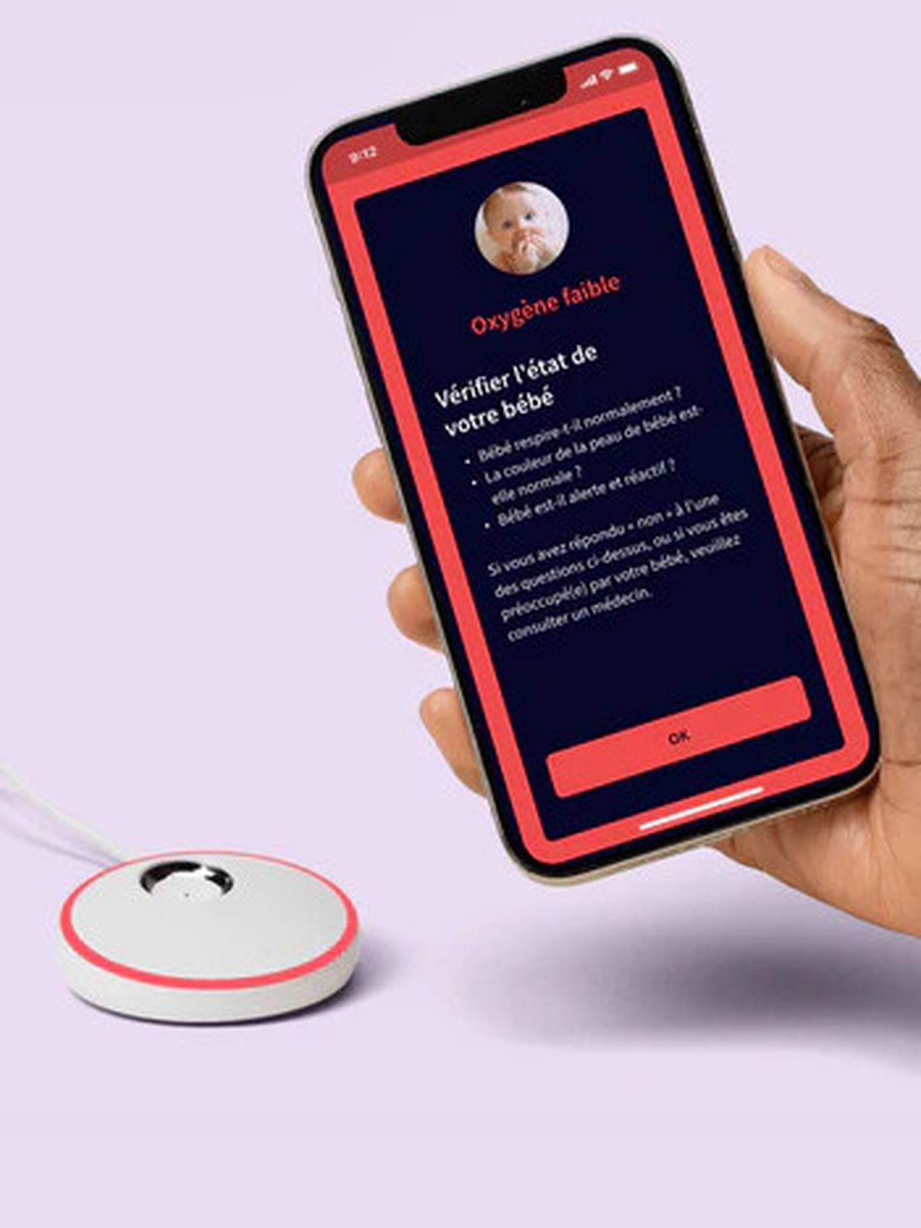 Conjunto Dream Sock + Cam2, OWLET verde-menta