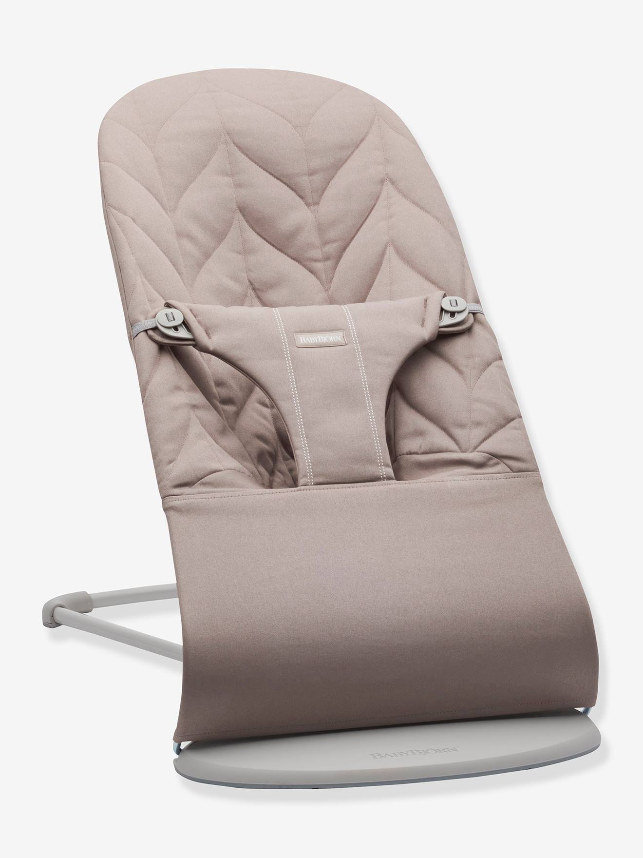 Espreguiçadeira fisiológica com baloiço natural, Bliss BABYBJORN bege-areia