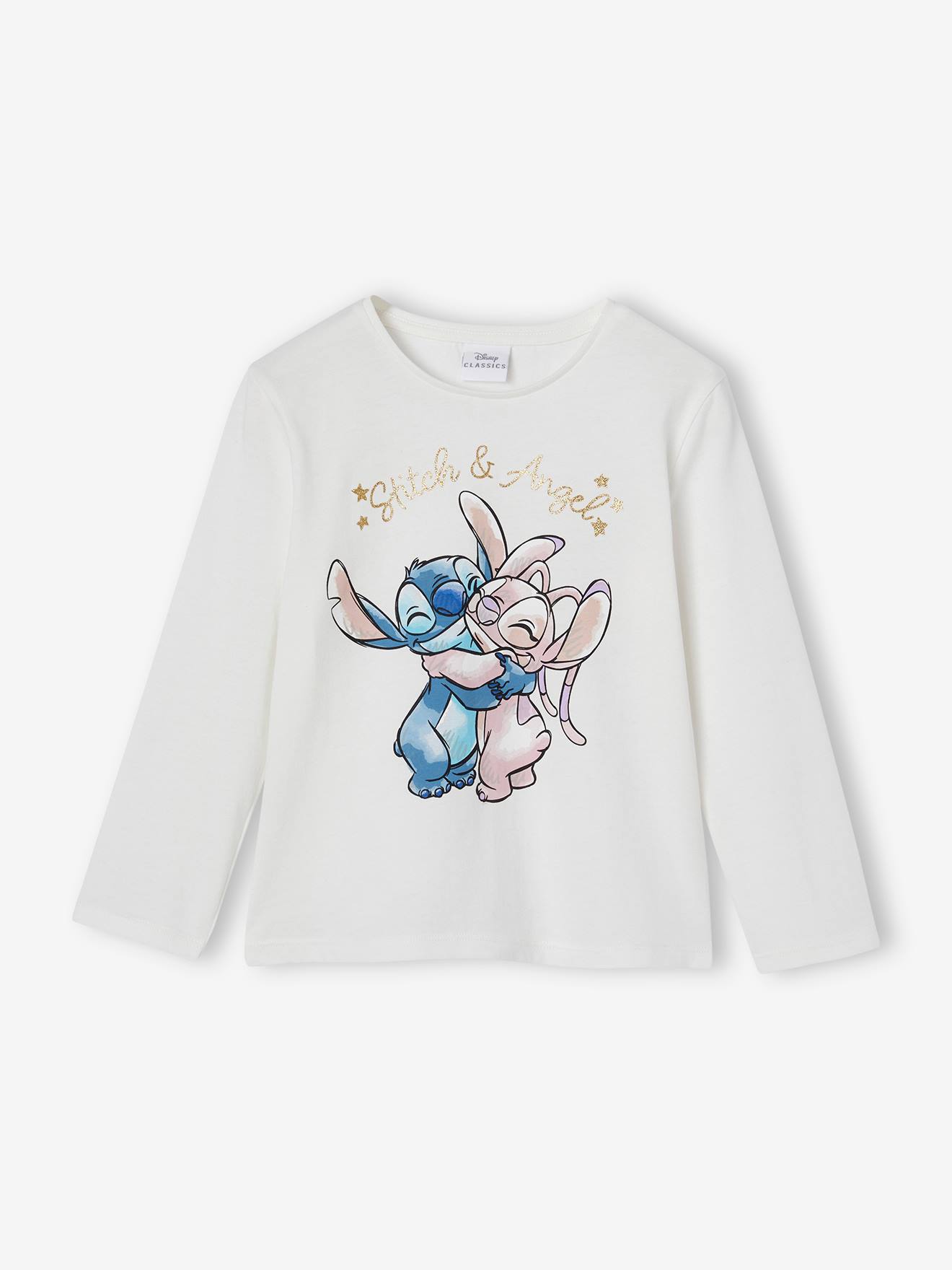 Camisola Stitch & Angel da Disney®, para criança cru