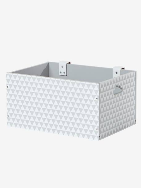 Caixa de arrumação, especial mesa de mudas Branco+Cinzento 