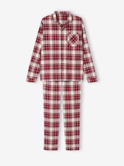 Roupa grávida-Pijama de Natal, em flanela, para homem, da Coleção Cápsula Família