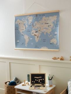 Têxtil-lar e Decoração-Decoração-Decoração de parede-Decoração de parede, Mapa do Mundo