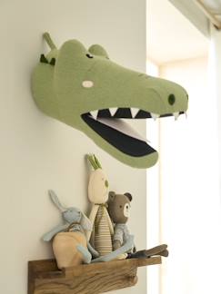 Têxtil-lar e Decoração-Decoração-Decoração de parede-Decoração de parede, Crocodilo