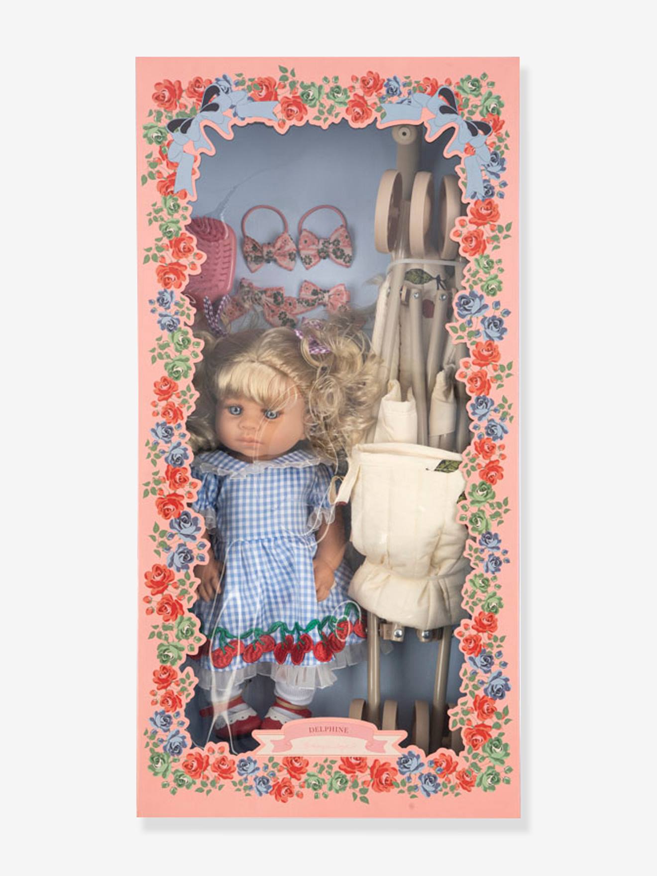 Boneca Delphine KONGES SLOJD vermelho