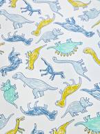 Lençol-capa para criança, tema DINOMANIA Branco claro estampado 