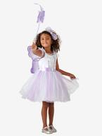 Disfarce de fada para menina Violeta medio liso com motivo 